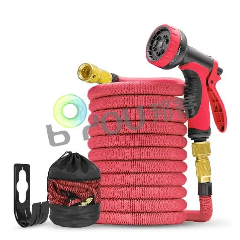 Expandable 50 ft Hose With Spray Nozzle For Garden Farm Irrigation