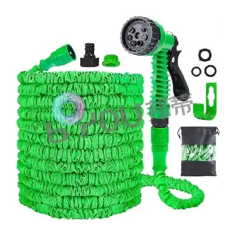 50 Meter Garden Hose with Spray Nozzle for Watering