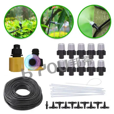 Drip Irrigation Kit for Garden with Sprinkler and Hose for DIY