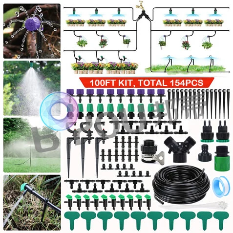 Drip Irrigation Watering Kit for Raised Beds