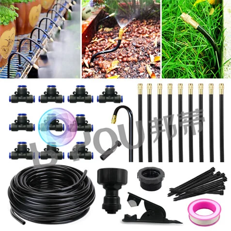 Automatic Misting System Drip Irrigation Tubing for Patio Plants