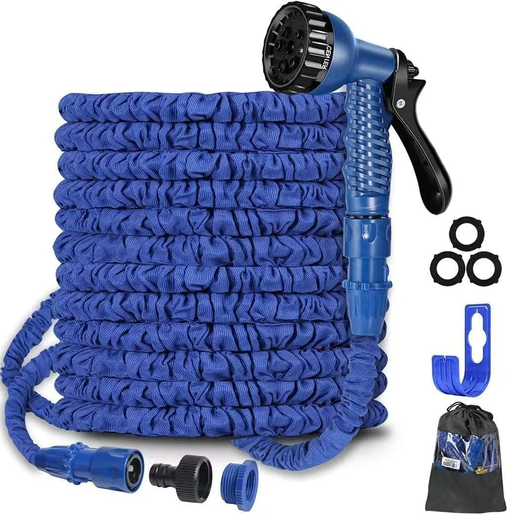 Expandable Garden Hose Pipe Blue 25-150ft